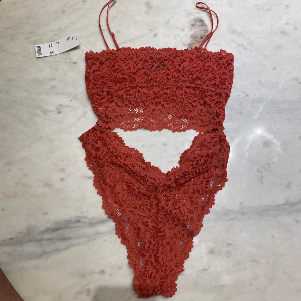 Urban Outfitters Laced Cut Out bodysuit